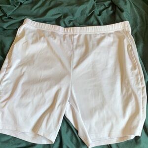 White Athletic Shorts